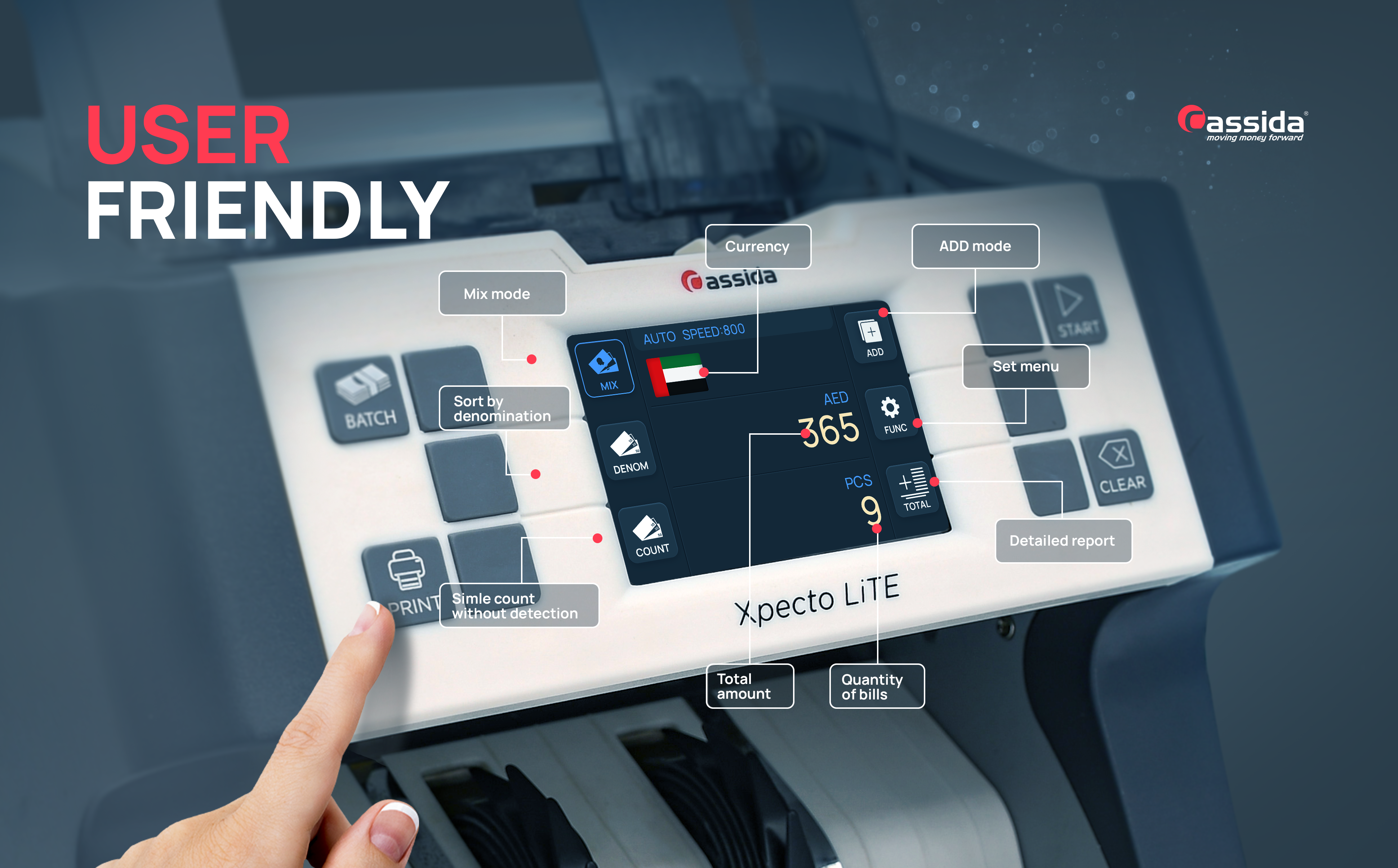 Xpecto LiTE – AED Value Counter