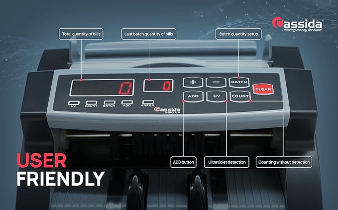 5510UV – Banknote Counter with UV Detection