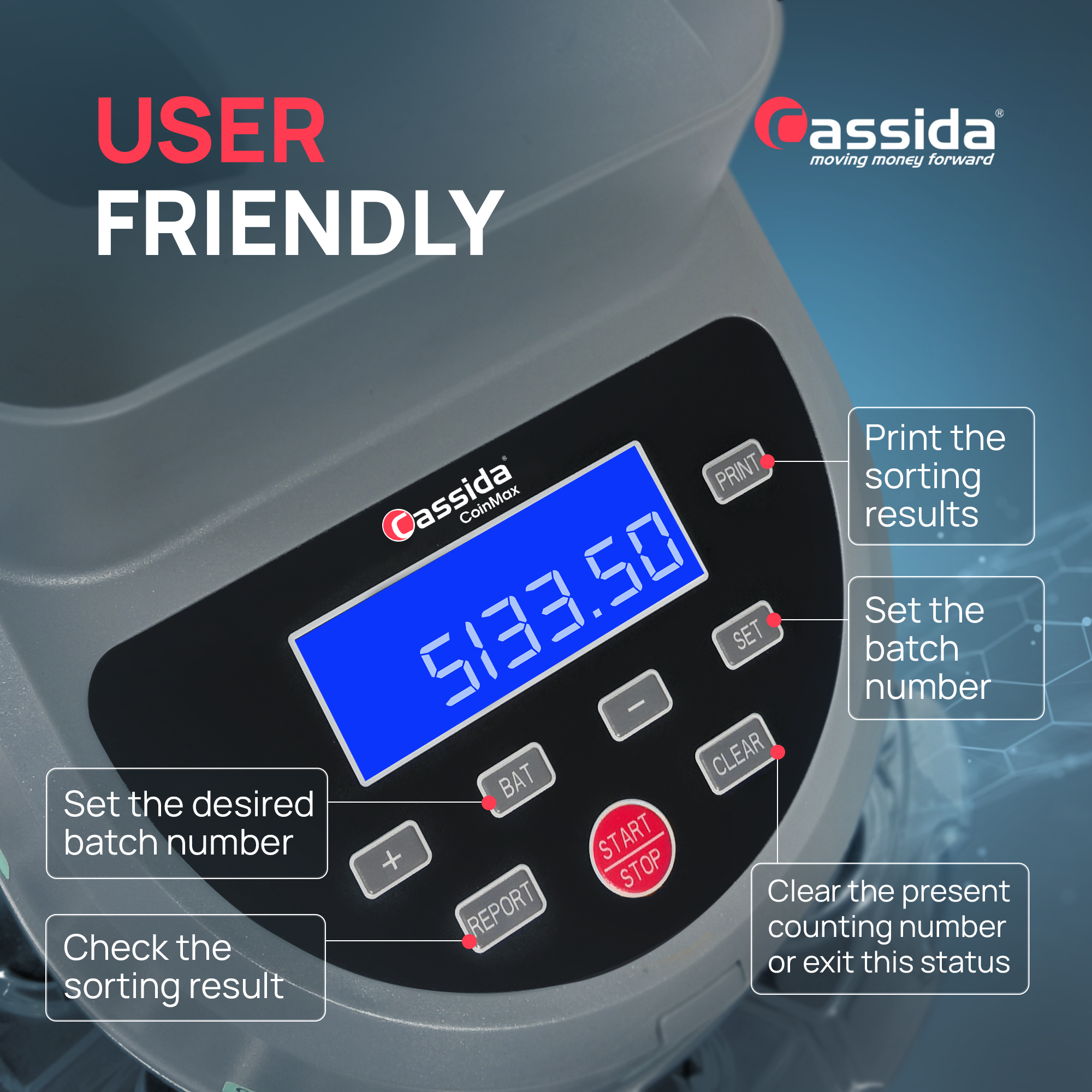 Cassida Coin Max Professional Coin Counters & Sorters