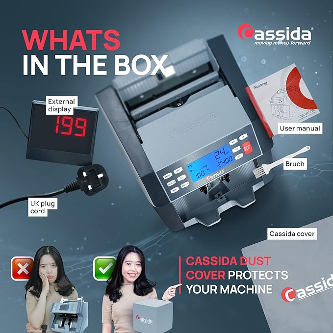 5520UVMG – Professional Banknote Counter with ValuCount